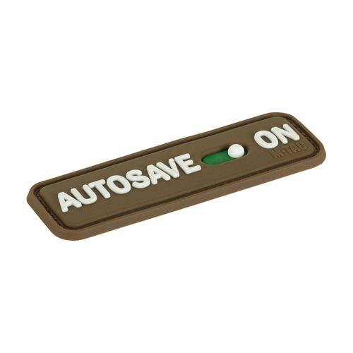 M-Tac - Morale Patch Autosave PVC - 3D - Coyote - 51116705