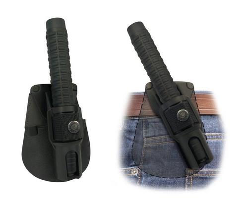 ESP - Tvrzený rozšiřitelný obušek s pouzdrem Fobus - 18" - Extra Grip rukojeť - Černá - EXB-18H BLK BH-24