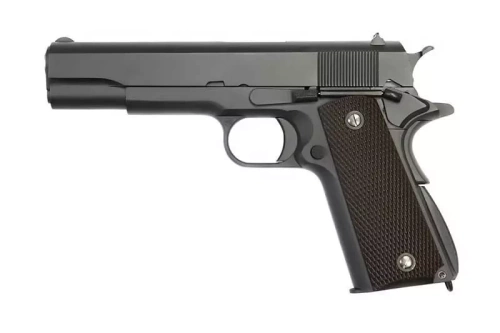 EC - ASG Pistole replika C1911A1 - Zelený plyn - černá - WET-02-000528