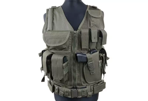 GFC Tactical - Nosič plátů na taktickou vestu KAM-39 - olivový - GFT-18-001854