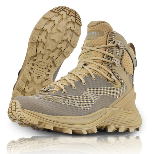 Merrell - Rogue Tactical GTX Taktické boty - střední - Gore-Tex - Vibramová podrážka - Dark Coyote - J005253