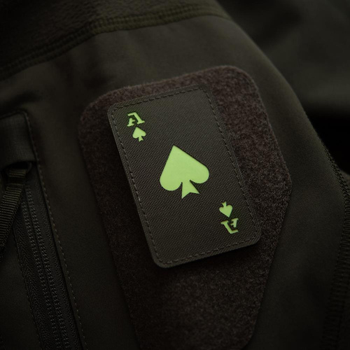 M-Tac - nášivka Pikové eso - Cordura 500D - Ranger Green / Fluorescent - 51109239