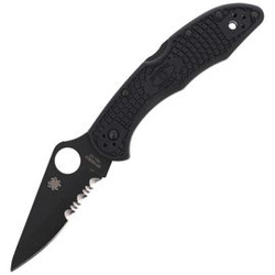 Spyderco - Nůž Delica® 4 FRN Black / Black Blade - C11PSBBK