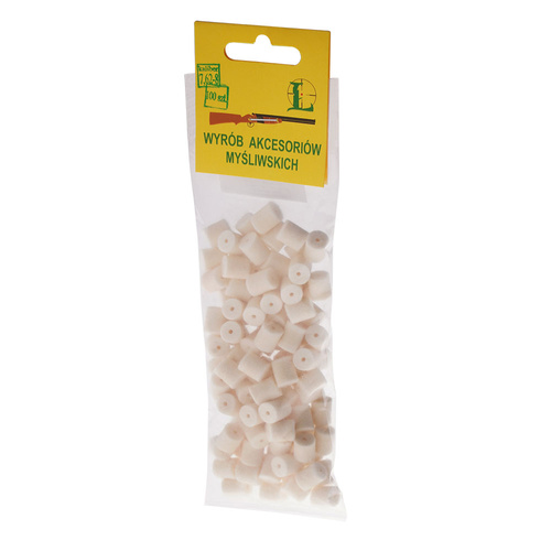 Luszczek - Plstěné stěrače pro zbraně - 7,62-8 mm - 100 kusů - 4-001 - 7,62-8