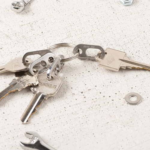 Nite Ize - KeyRing MicroLink - Ocel - Stříbrná - RL-11-R3