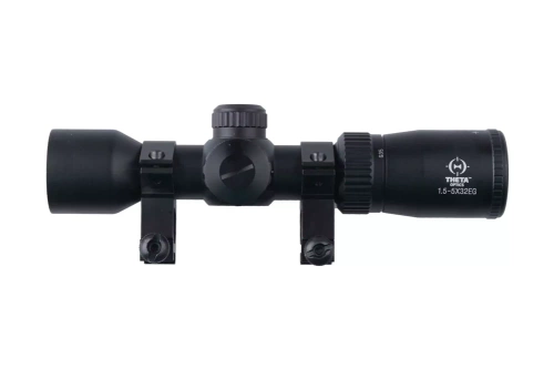 Theta Optics - 1,5-5x32 EG ASG Scope - 32 mm - RIS 22 mm - THO-10-018595