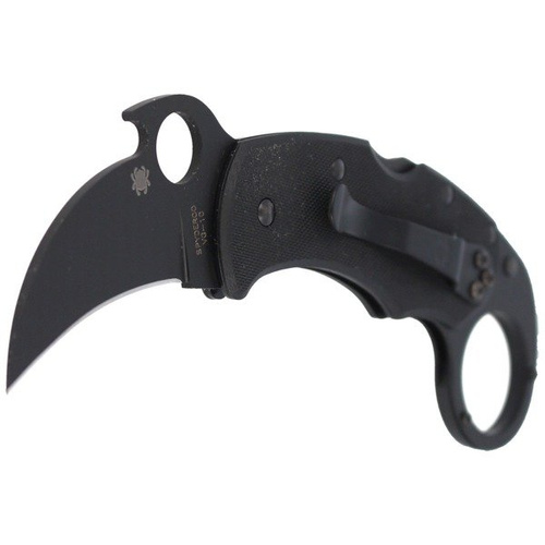 Spyderco - Nůž Karahawk™ G-10 All Black Plain Edge - C170GBBKP