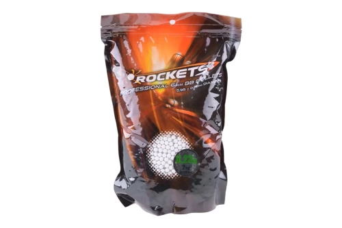 Rakety - Profesionální kuličky - 0,23 g - 2 kg - bílé - ROC-16-005150