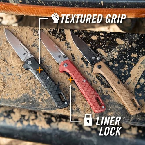 Gerber - Zavírací nůž EDC Zilch - červený - 30-004069