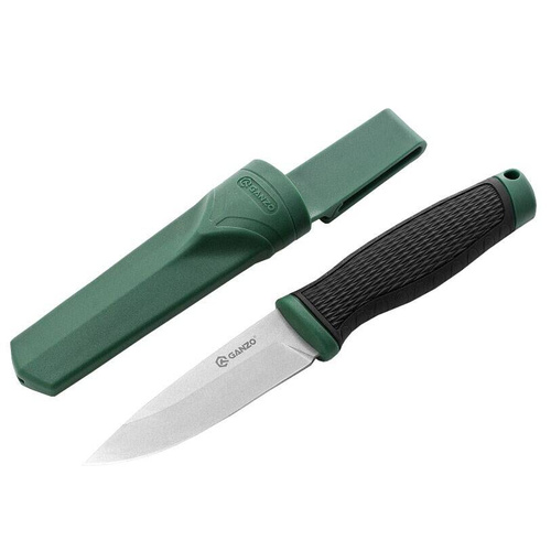 Ganzo - Nůž pro přežití - 8Cr14 - černý / zelený - G806-GB