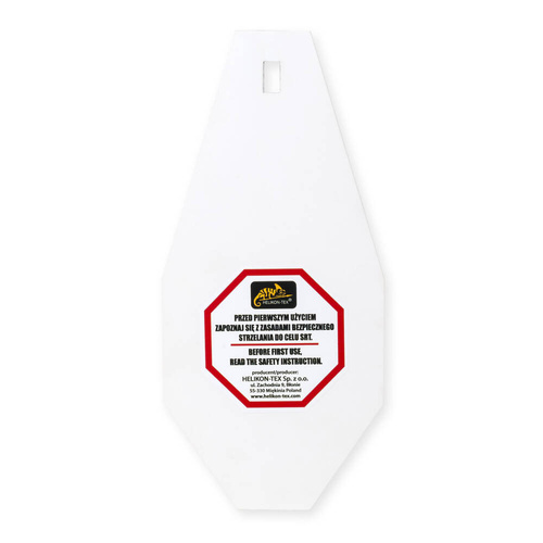 Helikon - Destička SRT Mini ALPHA Target® - Hardox 600 - bílá - RT-TMA-H6-20