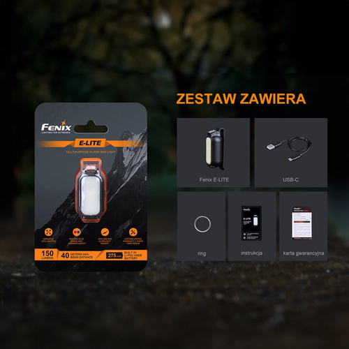 Fenix - Mini-Lite LED svítilna - 150 lm - černá - Mini-Lite