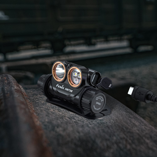 Fenix - Čelovka LED bez zásobníku - Černá/žlutá - HM75R SE