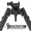 Leapers - UTG Recon 360 TL Foldable Bipod 5,5-7" - Picatinny - Black - TL-BP02-A