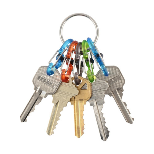 Nite Ize - S-Biner KeyRing Locker - nerez - KRGP-11-R3