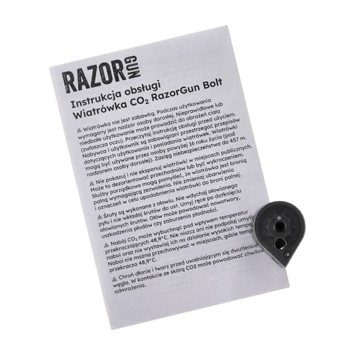 RazorGun - Vzduchová pistole - 5,5 mm - CO2 - černá - CP1-M 5,5