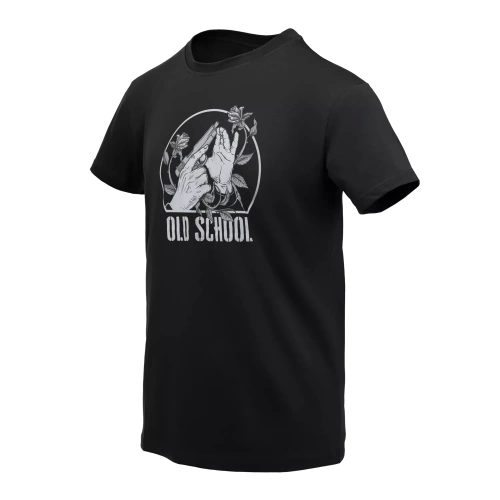 Helikon - Tričko Old School - černý - TS-OLS-CO-21
