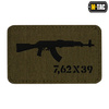 M-Tac - Laserem vyřezávaná nášivka AKM 7.62x39 - zelená/černá - 51110232