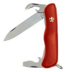 Mikov - Praktický kapesní nůž - červený - 115-NH-3/AK RED