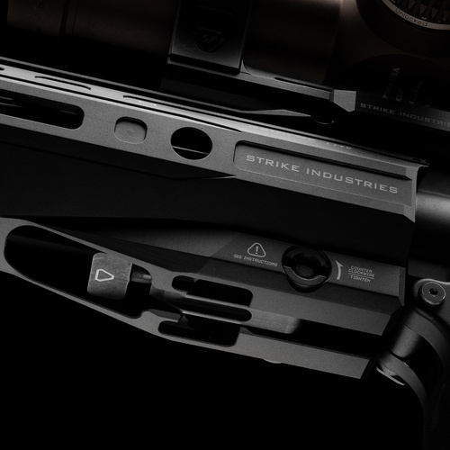 Strike Industries - Hliníkový chránič ruky Gridlok LITE 8,5" - AR-15 - černý - SI-GRIDLOK-LITE-8.5-BK