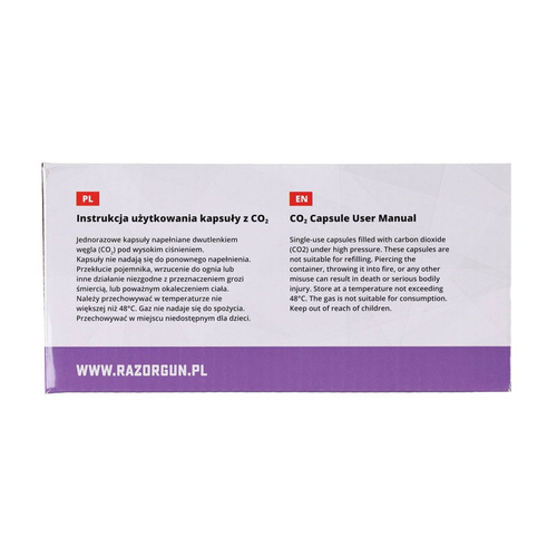 RazorGun - CO2 kapsle - 12 g - stříbrná - 337-135