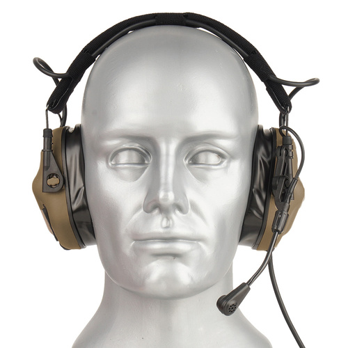 Earmor - Komunikační náhlavní souprava M32 PLUS - Coyote Brown - M32-CB (PLUS)
