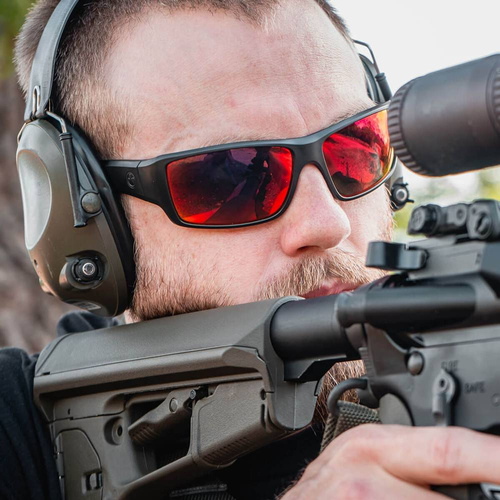Magpul - Brýle Ascent Eyewear Ballistic - černý rámeček / šedočervená skla - polarizované - MAG1132-1-001-1140