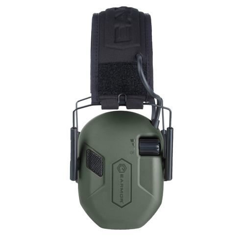 Earmor - M300A Aktivní chrániče sluchu - zelená - M300A-FG