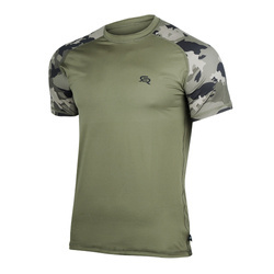 Rough Radical - Termoaktivní tričko Furious Army - Khaki / Moro
