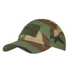 Helikon - Taktická čepice - PolyCotton Ripstop - Woodland - CZ-BBC-PR-03