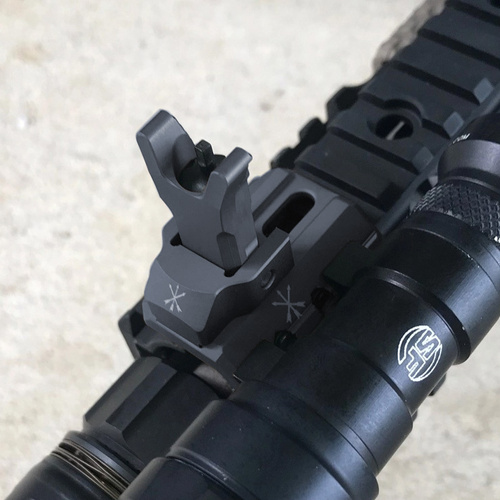 Unity Tactical - Záložní sklopné přední hledí Fusion - Černá - FUS-S1B