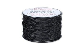 Atwood Rope MFG - Nano šňůra - 0,75 mm - černá - cívka 300 stop