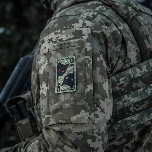 M-Tac - Nášivka Piková dáma - Cordura 500D - Ornament - Olive - 51362001
