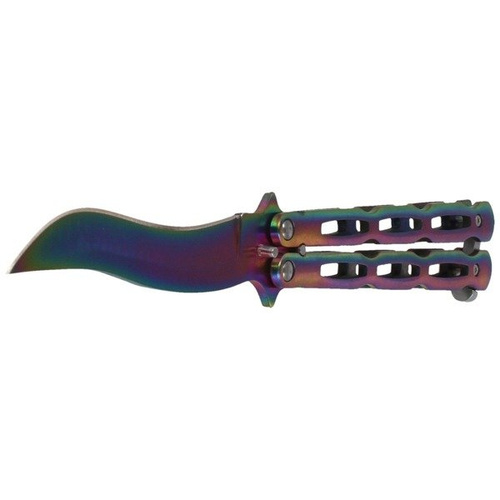 Martinez Albainox - Motýlí nůž Balisong Rainbow - 36297