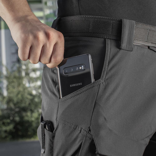 M-Tac - Taktické šortky Rubicon Flex - 4-Way Stretch - YKK - Černá - 20070002