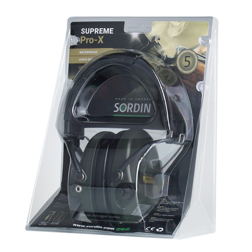 Sordin - Chrániče sluchu Supreme Pro-X - zelené - 75302-X/L-S