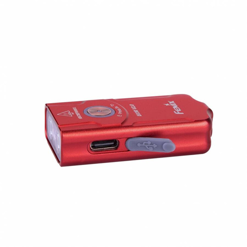 Fenix - Kapesní svítilna LED E03R - EDC - 500 lumenů - červená - E03R V2.0 rose red