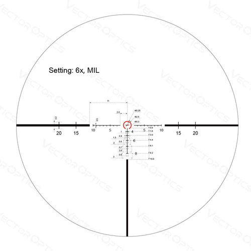 Vector Optics - Puškohled Continental X6 1-6x24 SFP Tactical - 30 mm - FDE - SCOC-34