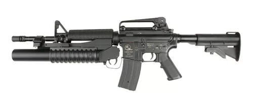 Double Bell - Replika granátometu M203 dlouhá verze - černá - DBY-04-001131