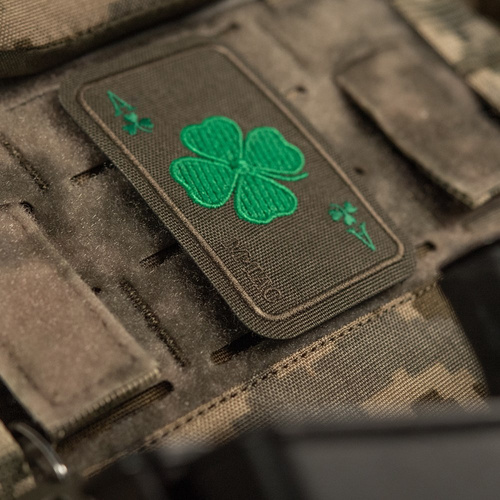 M-Tac - nášivka Lucky Card - Cordura 500D - Clover - Ranger Green - 51391023