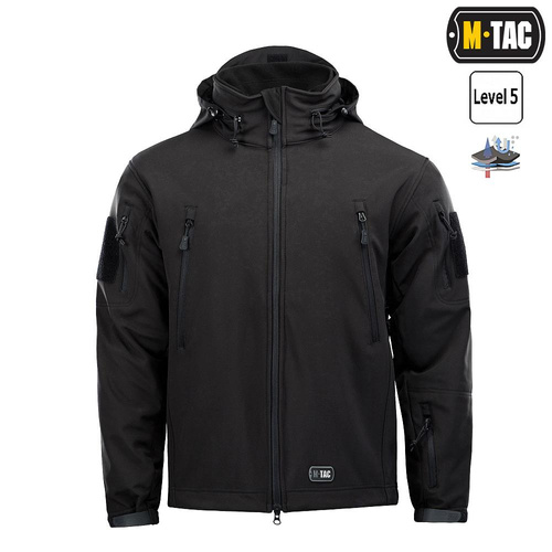 M-Tac - Softshell s fleecovou vložkou - černá - MTC-SJWL-BK