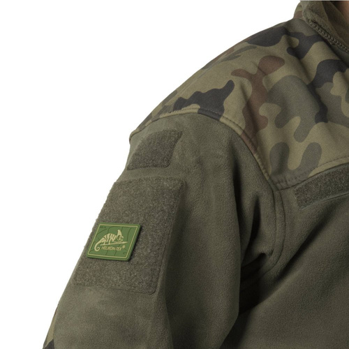 Helikon - Mikina Fleece Infantry - Black/PL Woodland - BL-INF-HF-17