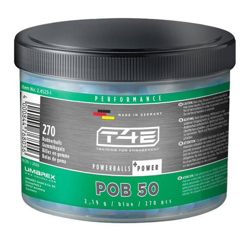 Umarex - T4E Performance POB gumové kuličky - Cal. .50 - 270 ks - 2.4523-1