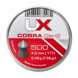 UX - Diabolo Pellets Cobra gen 2. - 4,5 mm - 500 kusů - 4.1927