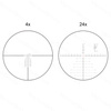 Vector Optics - Puškohled Continental x6 4-24 FFP - 56 mm - černý - SCFF-40