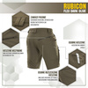 M-Tac - Taktické šortky Rubicon Flex - 4-Way Stretch - YKK - Dark Olive - 20070048
