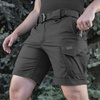 M-Tac - Taktické šortky Aggressor - Polycotton - Rip-Stop - Black - 20018002