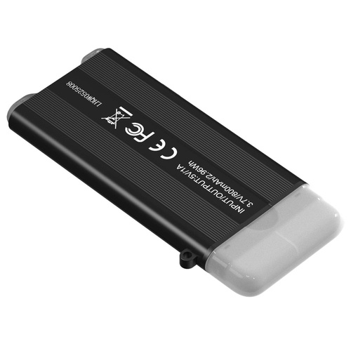 Fenix - LED svítilna s powerbankou 800 mAh E-Spark - černá - 039-525