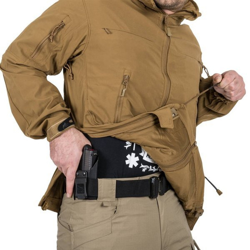 Helikon - Bunda Cougar® QSA™ + HID™ - Soft Shell Windblocker - Coyote - KU-CGR-SM-11