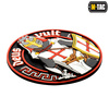 M-Tac - Nášivka Deus Vult - 3D PVC - bílá/červená - 51116000